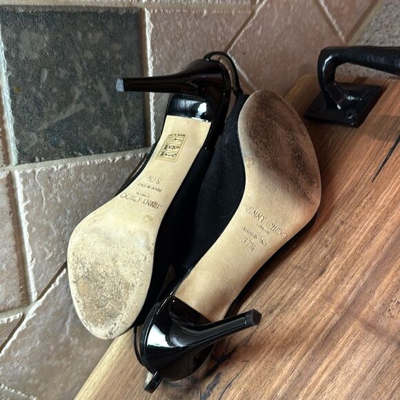 100% authentic Jimmy Choo 'Maylen' Black Heels - 37.5 - Picture 11 of 14
